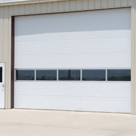 Commercial_Sectional_Door_with_One_Full_View_Section Commercial_Sectional_Door_with_One_Full_View_Section